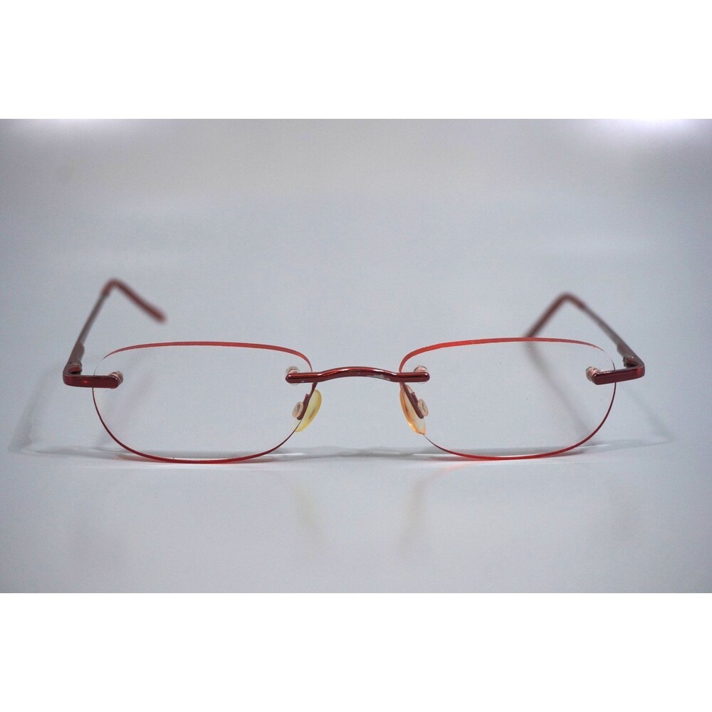 Insight Ruby EdgeGlow Reading Glasses +2.00 Strength Red Frameless Readers